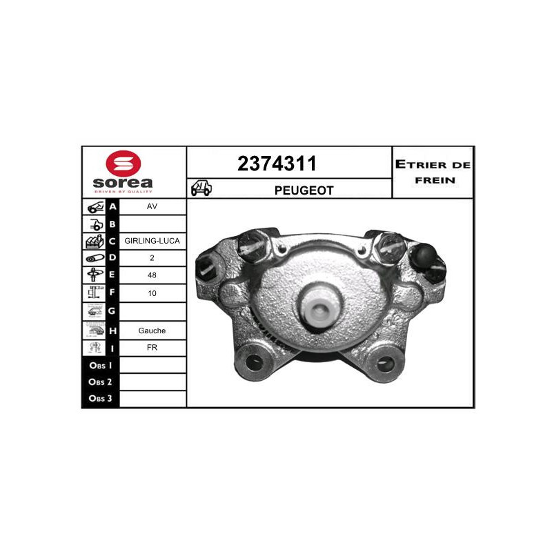 Étrier de frein EAI