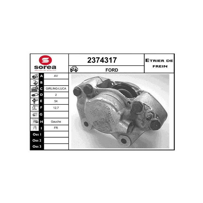 Étrier de frein EAI