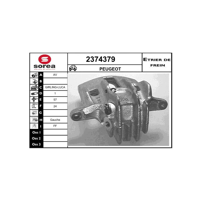 Étrier de frein EAI