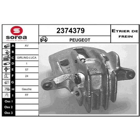 Étrier de frein EAI