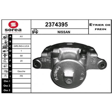 Étrier de frein EAI