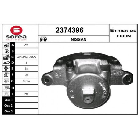 Étrier de frein EAI