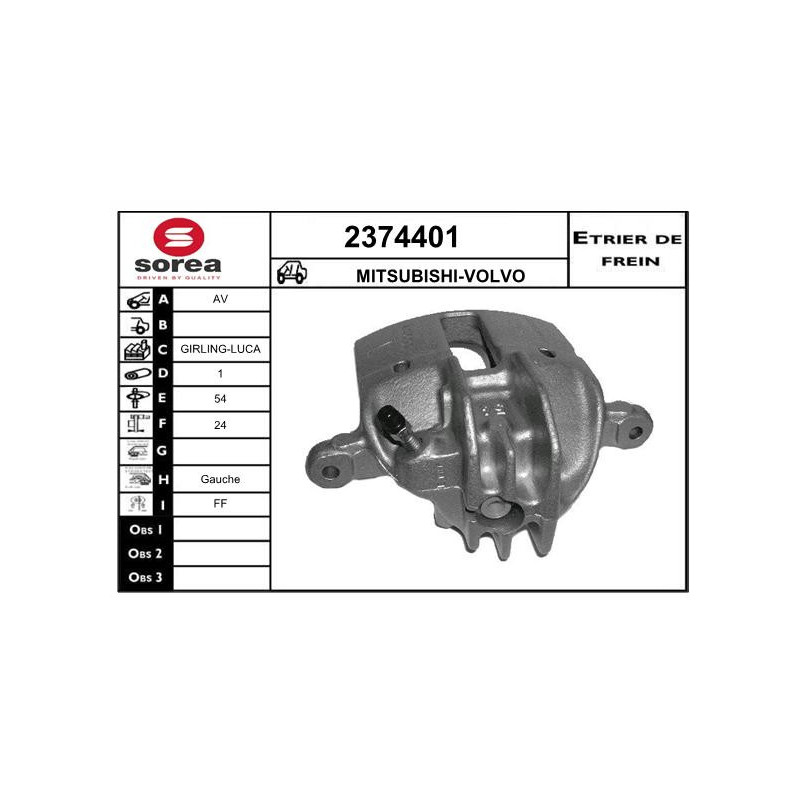 Étrier de frein EAI