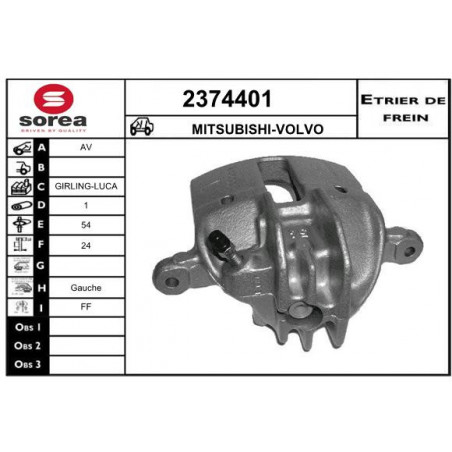 Étrier de frein EAI