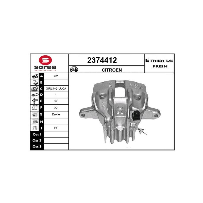 Étrier de frein EAI