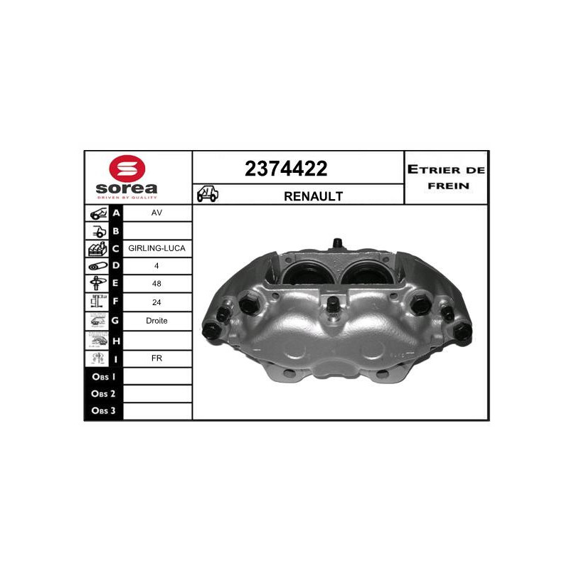 Étrier de frein EAI