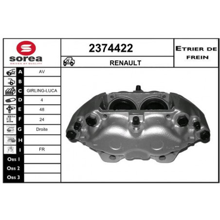 Étrier de frein EAI