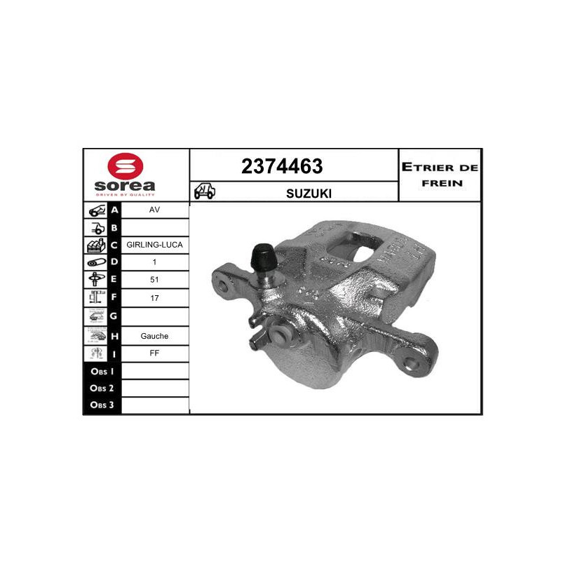 Étrier de frein EAI