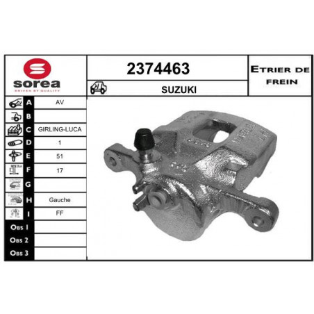 Étrier de frein EAI