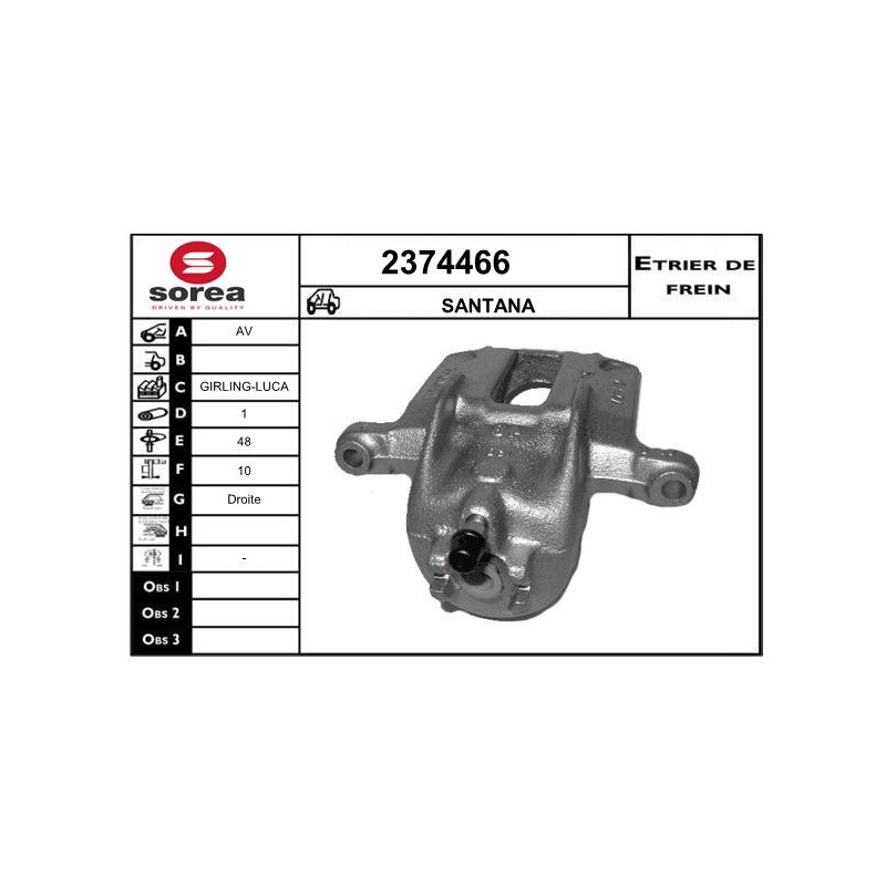 Étrier de frein EAI