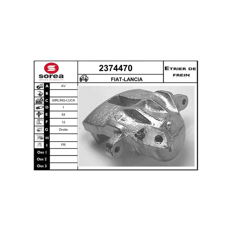 Étrier de frein EAI