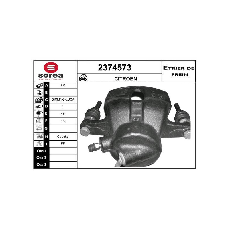 Étrier de frein EAI