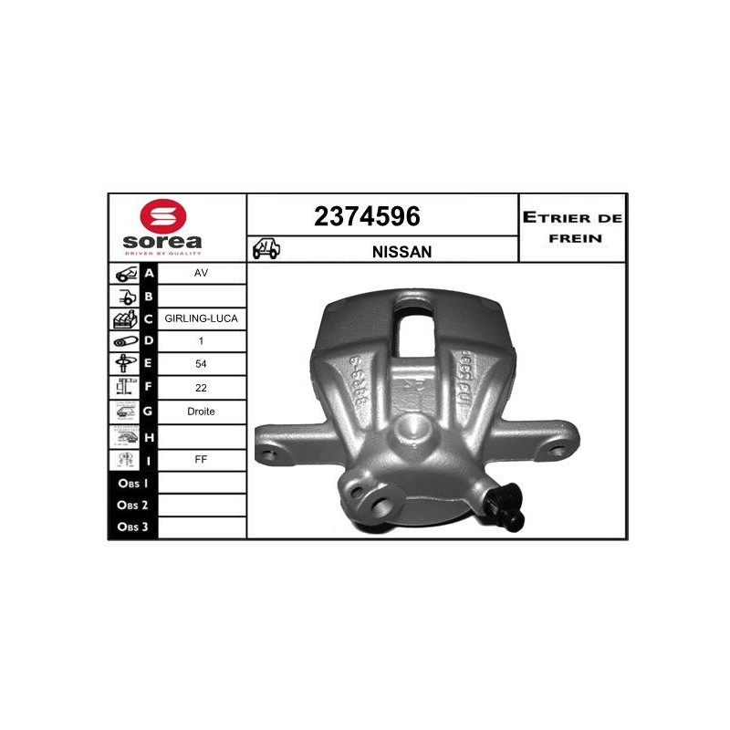 Étrier de frein EAI