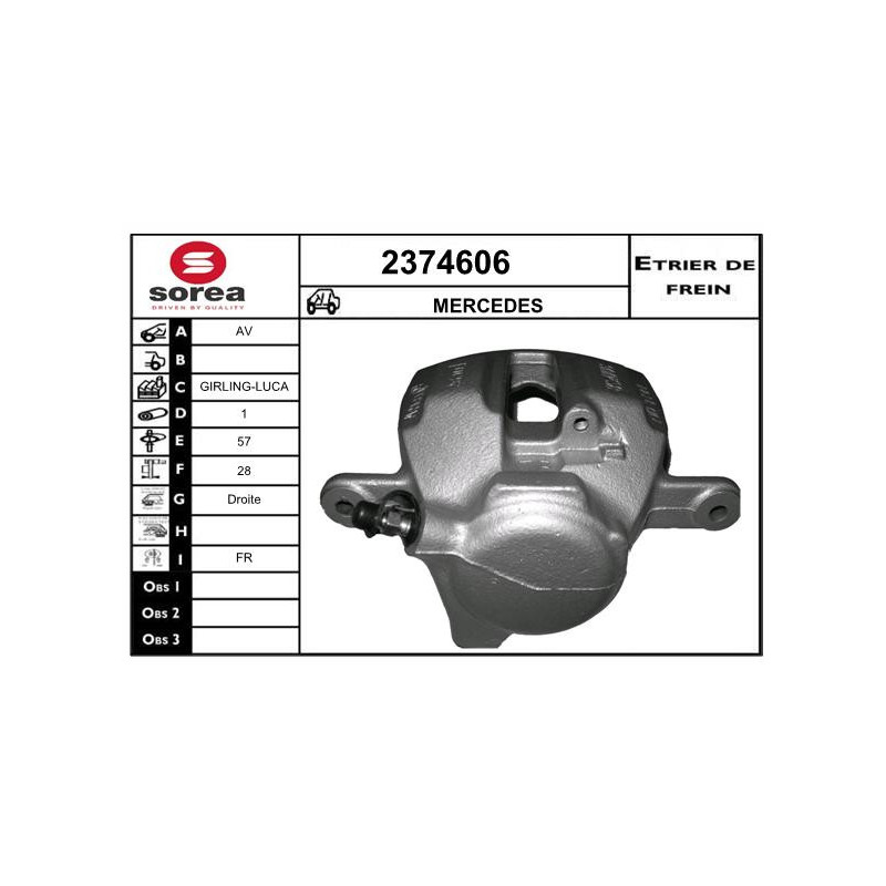 Étrier de frein EAI