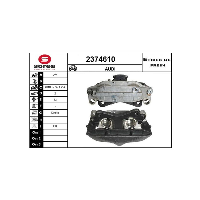 Étrier de frein EAI