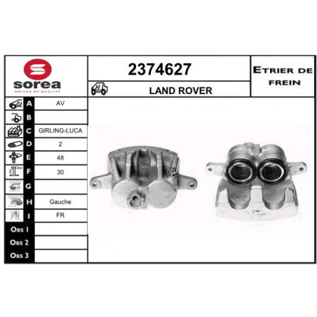 Étrier de frein EAI