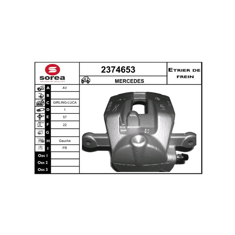 Étrier de frein EAI