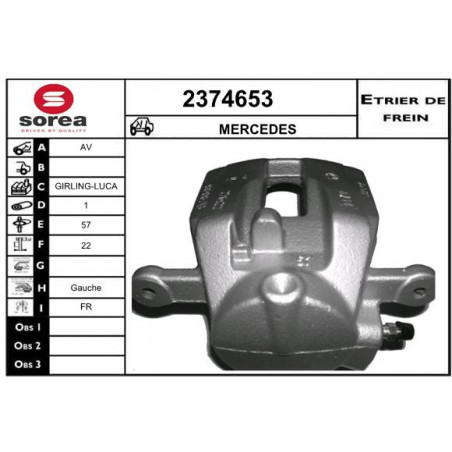 Étrier de frein EAI