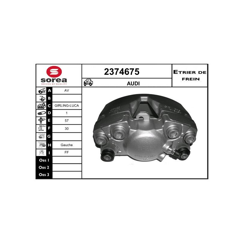 Étrier de frein EAI