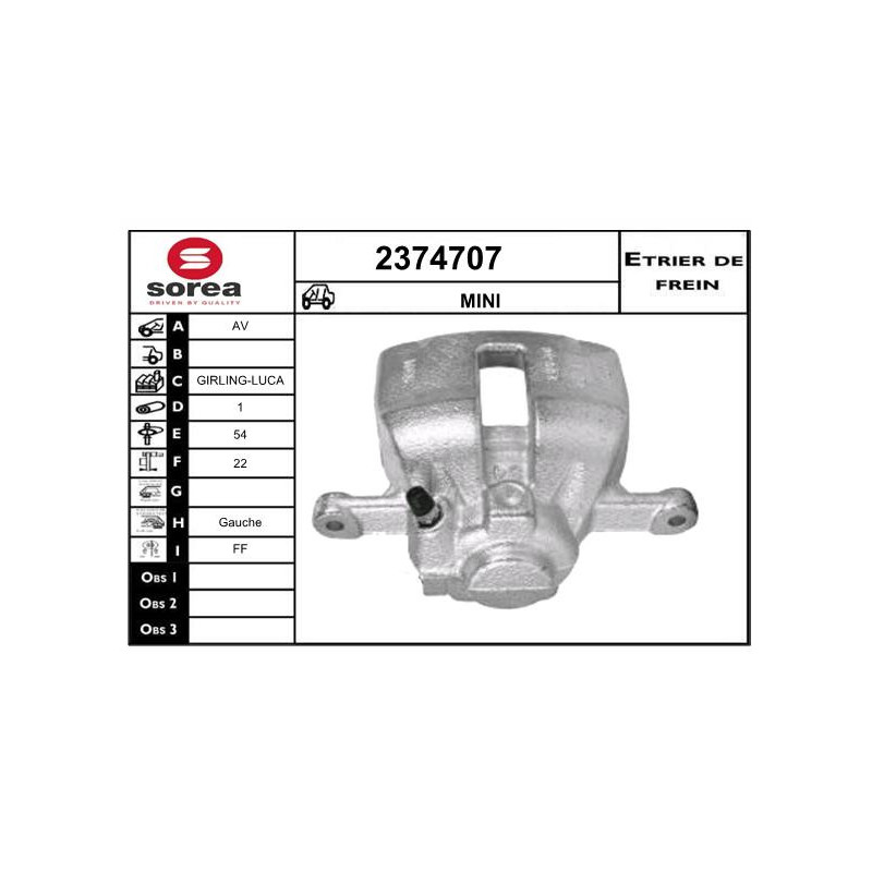 Étrier de frein EAI