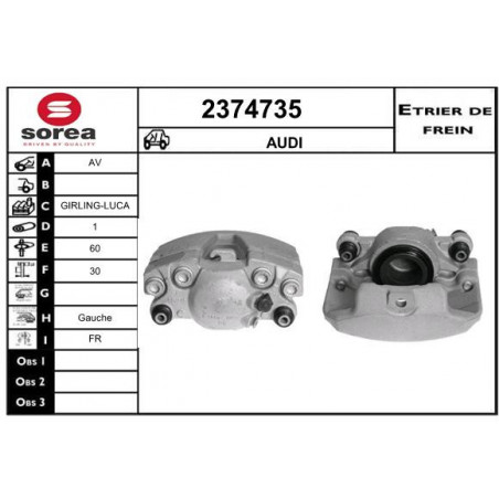 Étrier de frein EAI