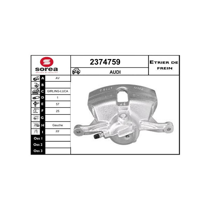 Étrier de frein EAI