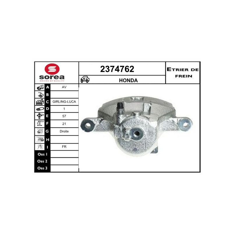 Étrier de frein EAI