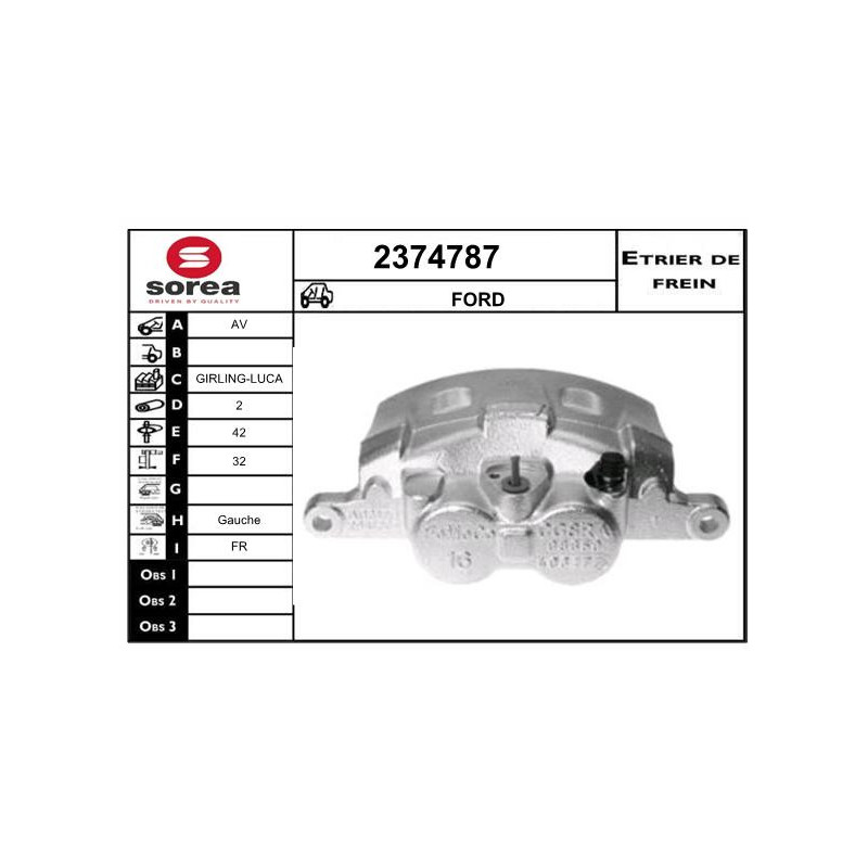 Étrier de frein EAI