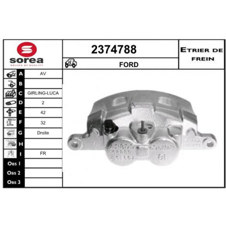 Étrier de frein EAI