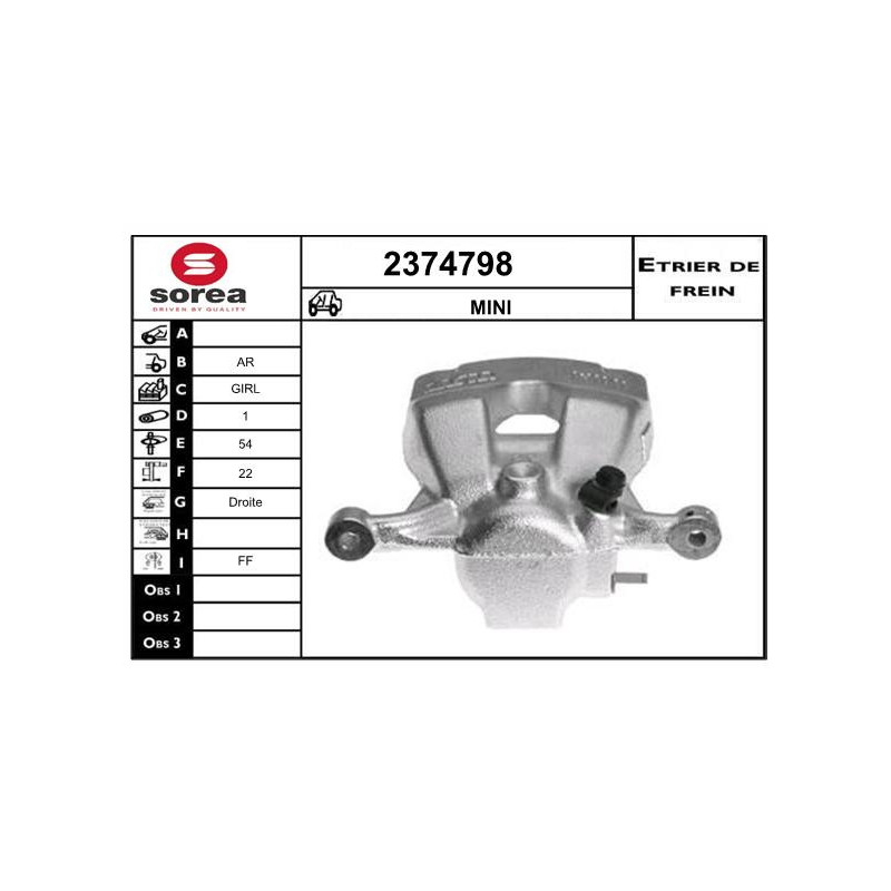 Étrier de frein EAI