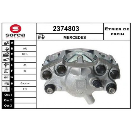 Étrier de frein EAI