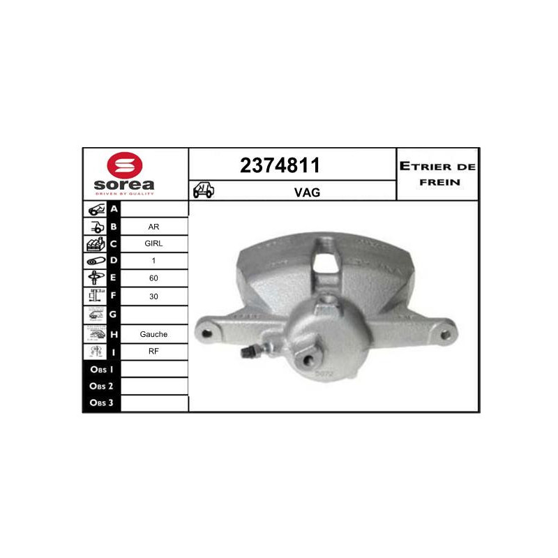 Étrier de frein EAI