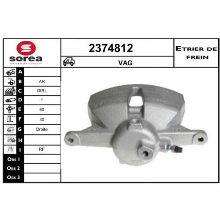 Étrier de frein EAI