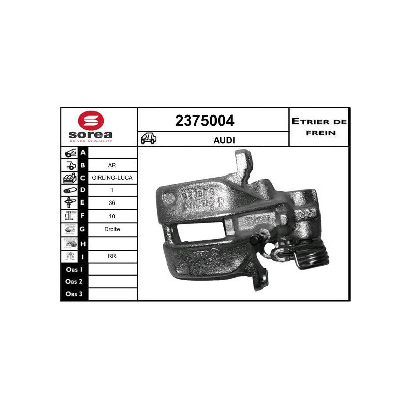 Étrier de frein EAI