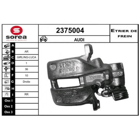 Étrier de frein EAI