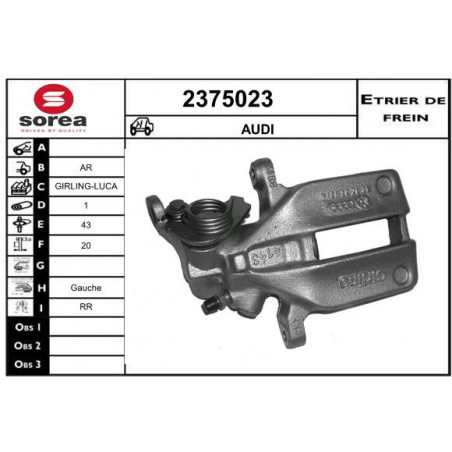 Étrier de frein EAI