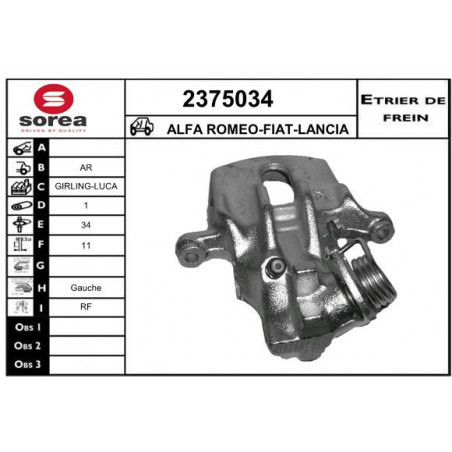 Étrier de frein EAI