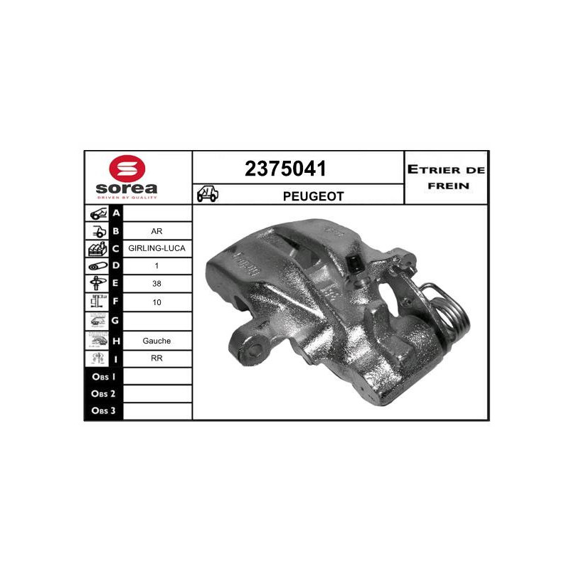 Étrier de frein EAI