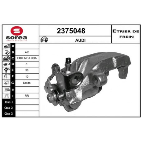 Étrier de frein EAI