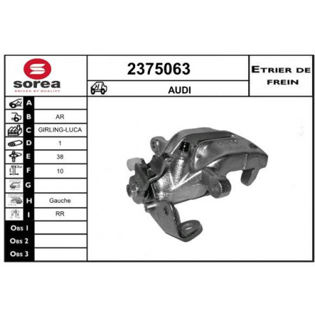Étrier de frein EAI