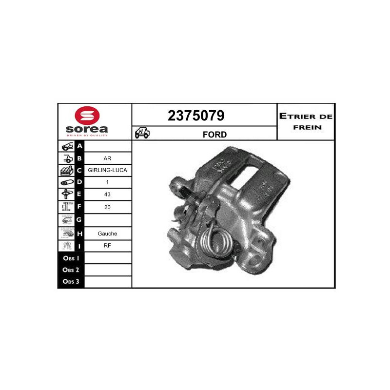 Étrier de frein EAI