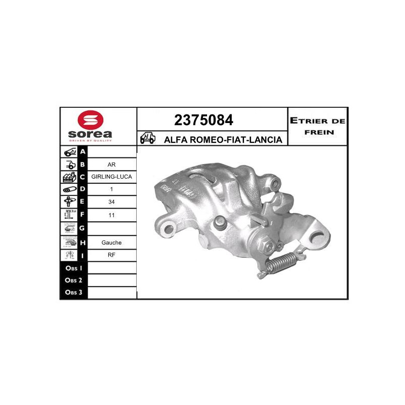 Étrier de frein EAI