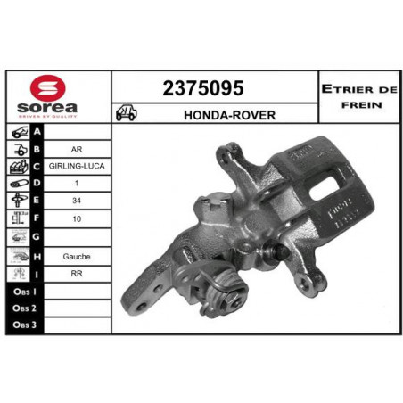 Étrier de frein EAI