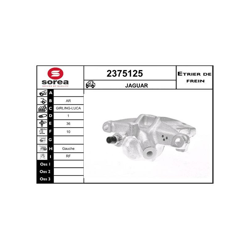 Étrier de frein EAI