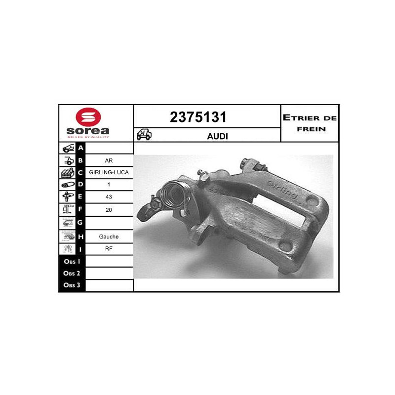 Étrier de frein EAI