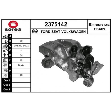 Étrier de frein EAI