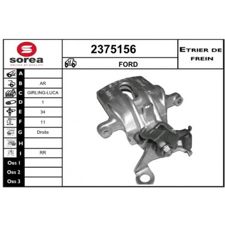 Étrier de frein EAI