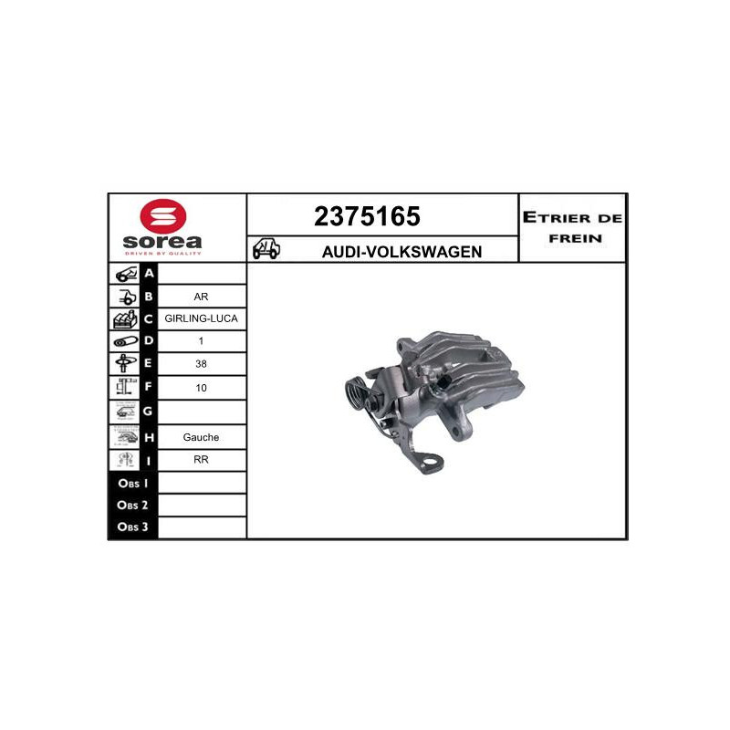 Étrier de frein EAI