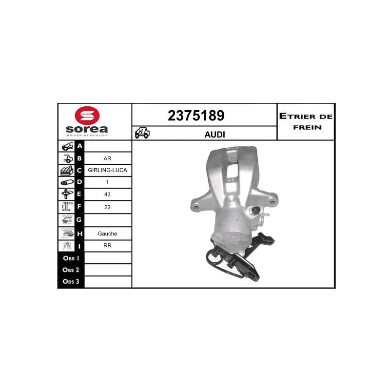 Étrier de frein EAI