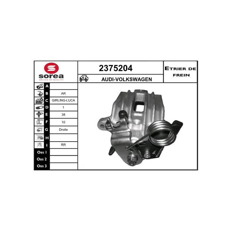 Étrier de frein EAI